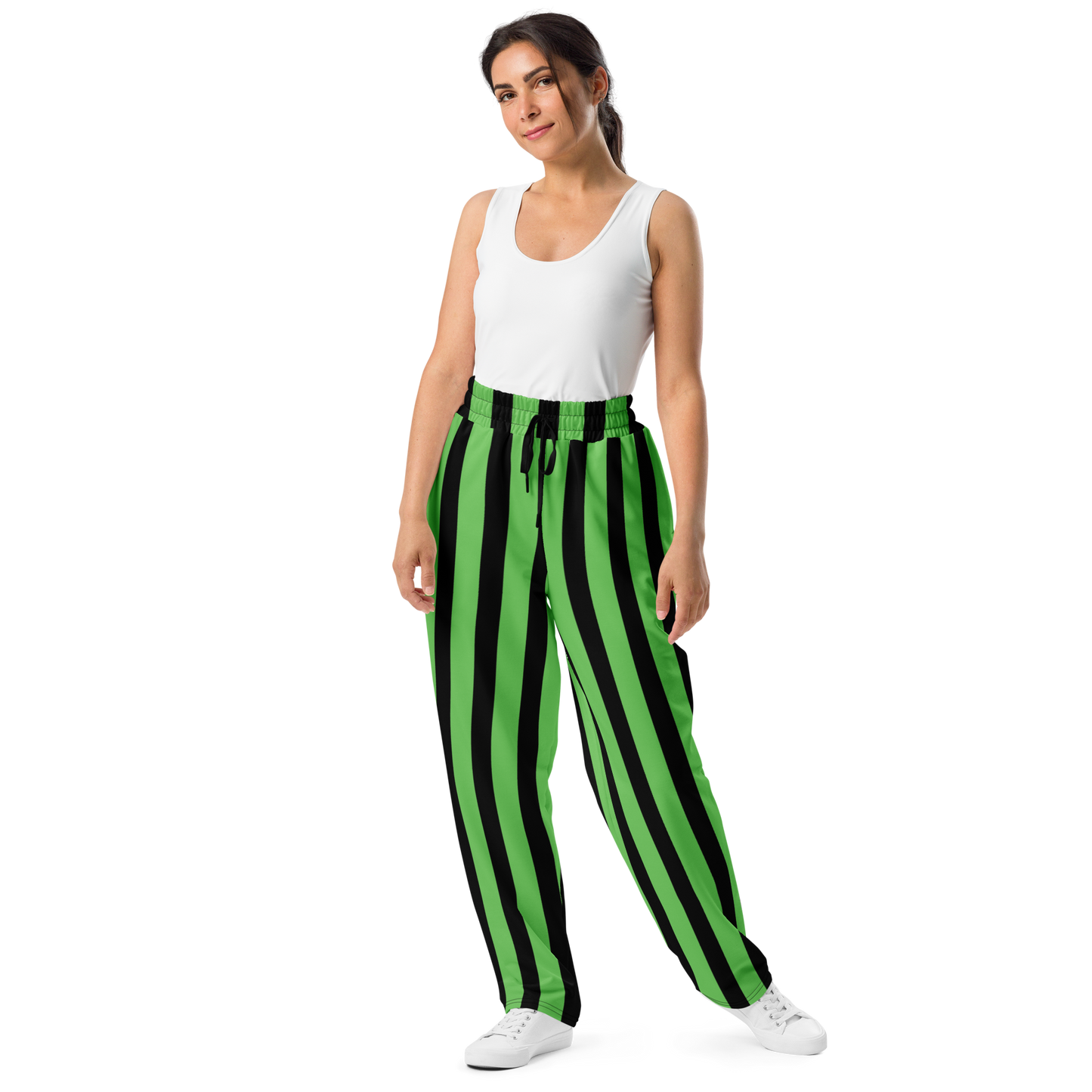 Strange Wide Leg Joggers with Pockets