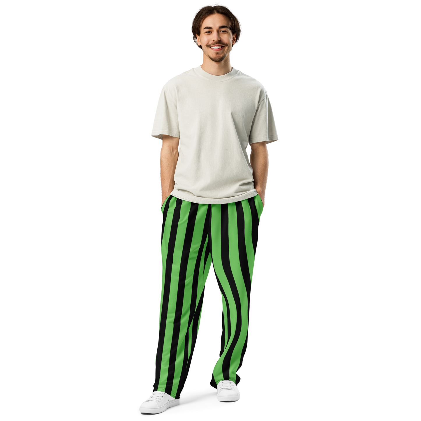 Strange Wide Leg Joggers with Pockets