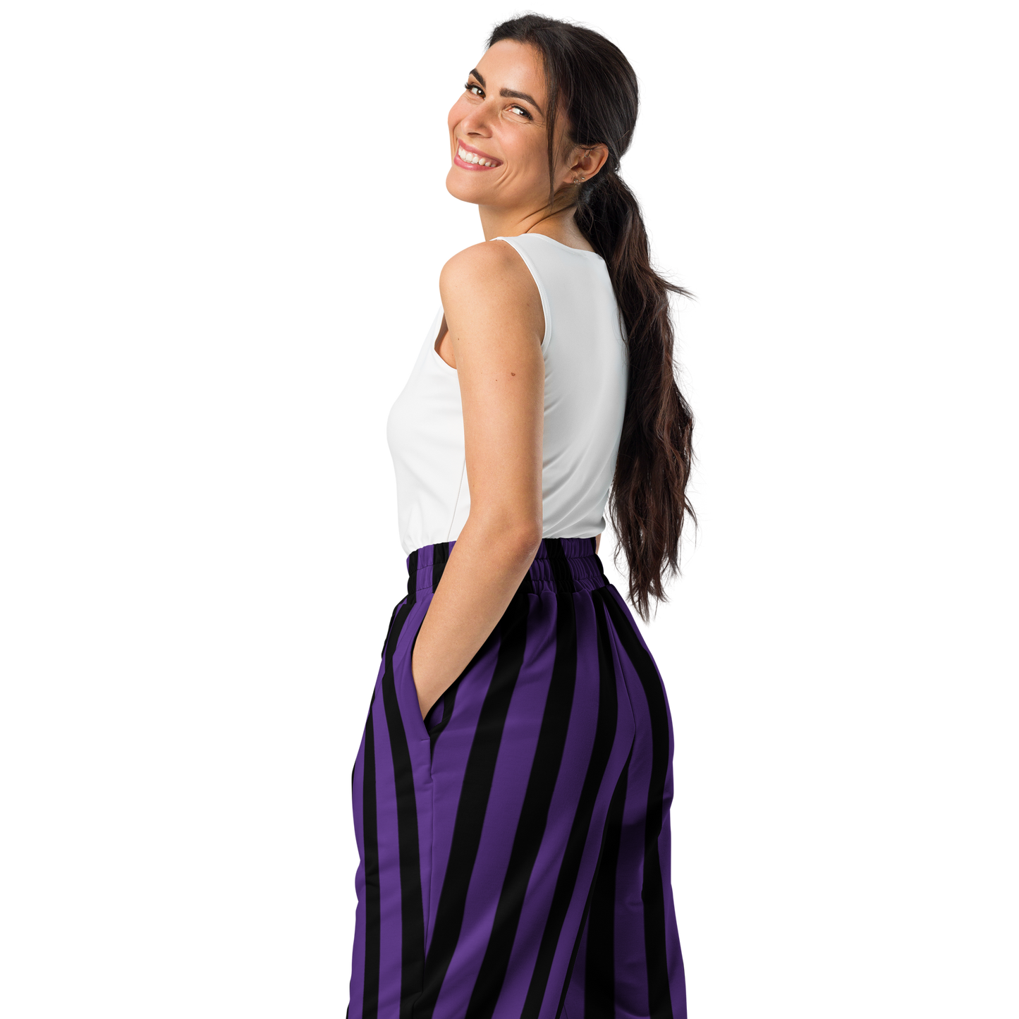 Strange Wide Leg Joggers with Pockets