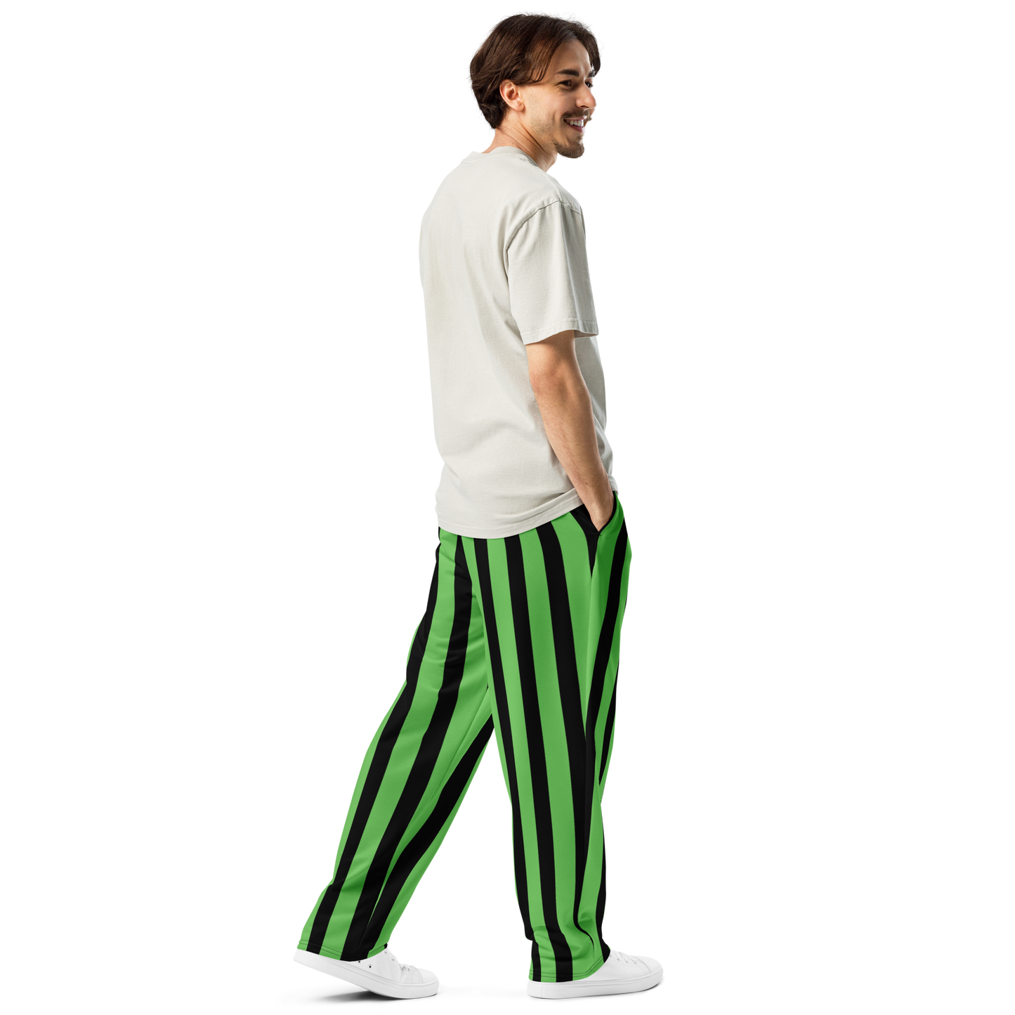 Strange Wide Leg Joggers with Pockets