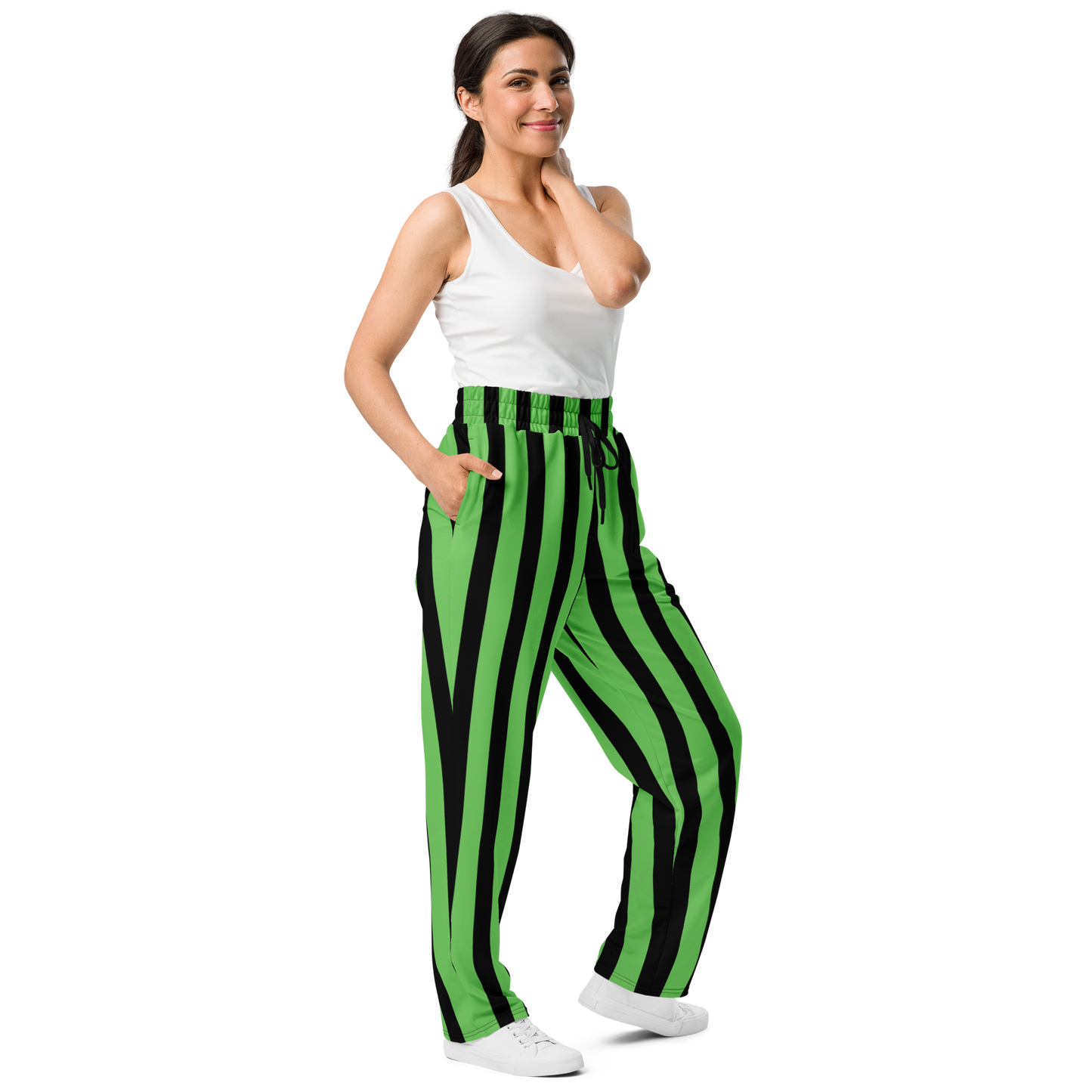 Strange Wide Leg Joggers with Pockets