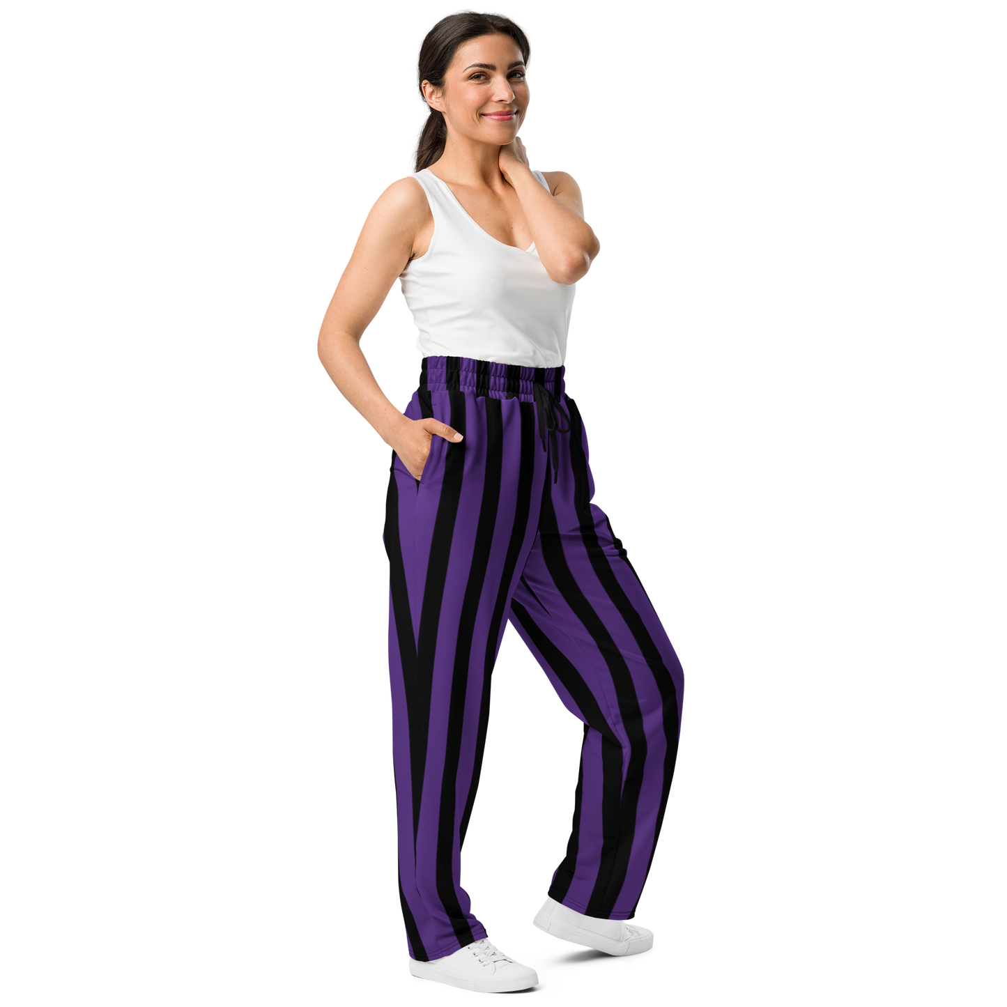Strange Wide Leg Joggers with Pockets
