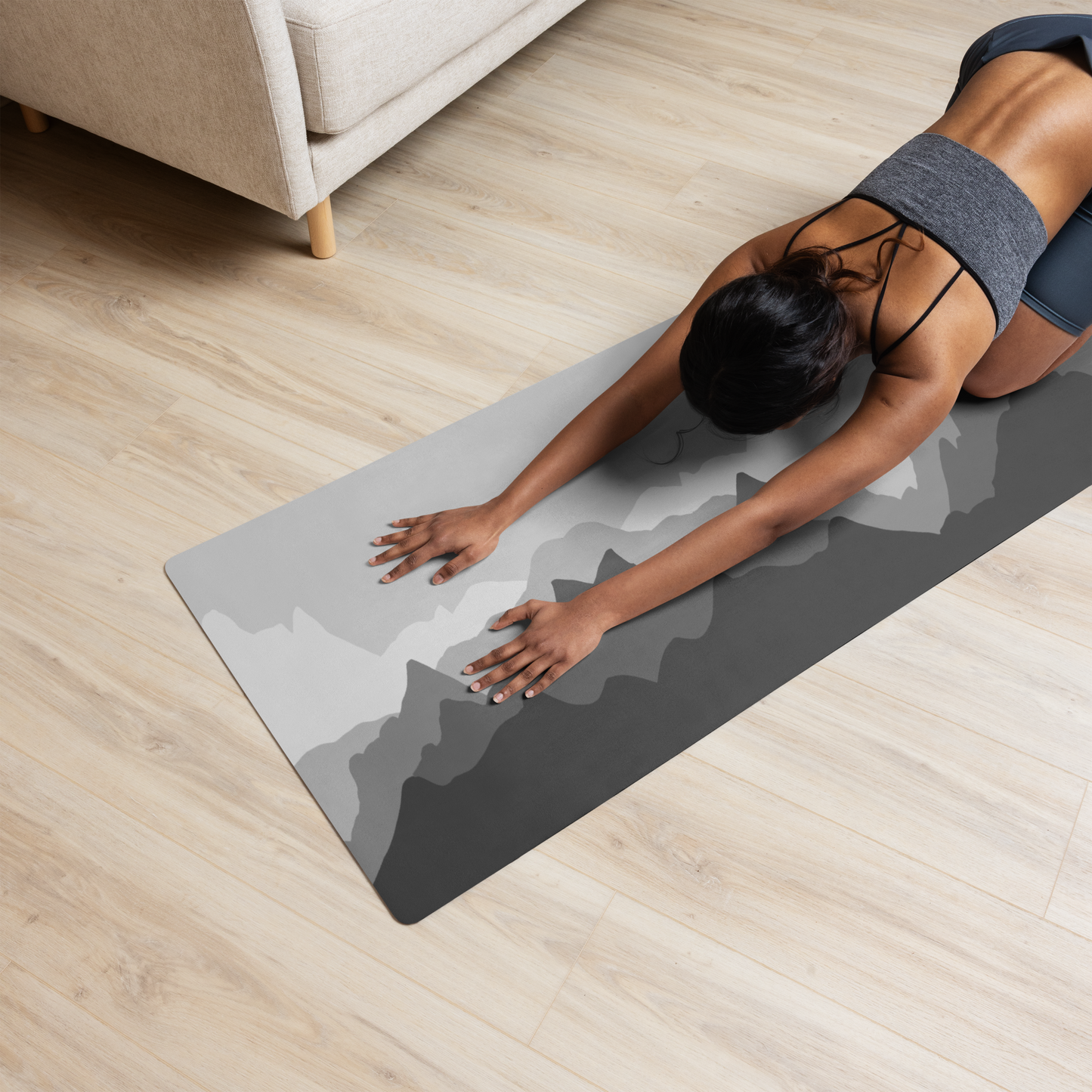 Colorful Colorado GREY Yoga Mat