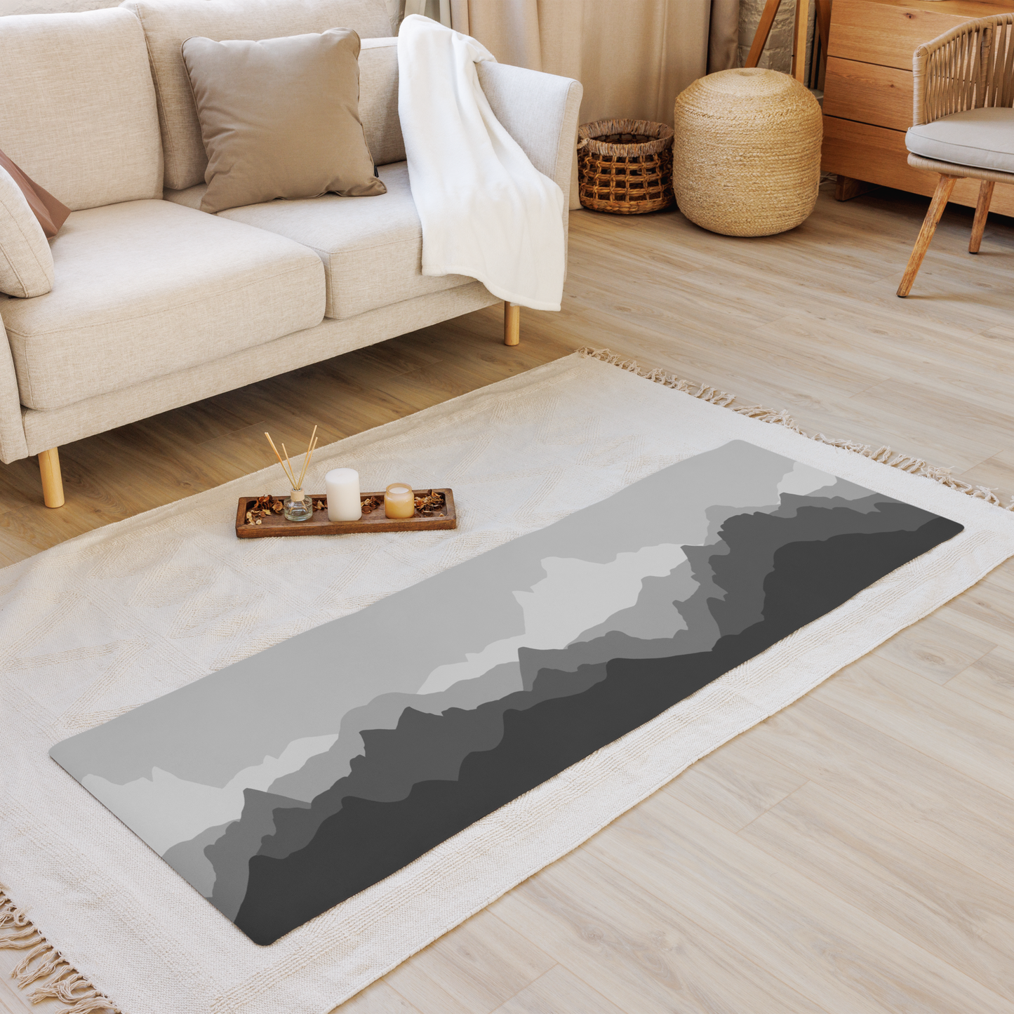 Colorful Colorado GREY Yoga Mat