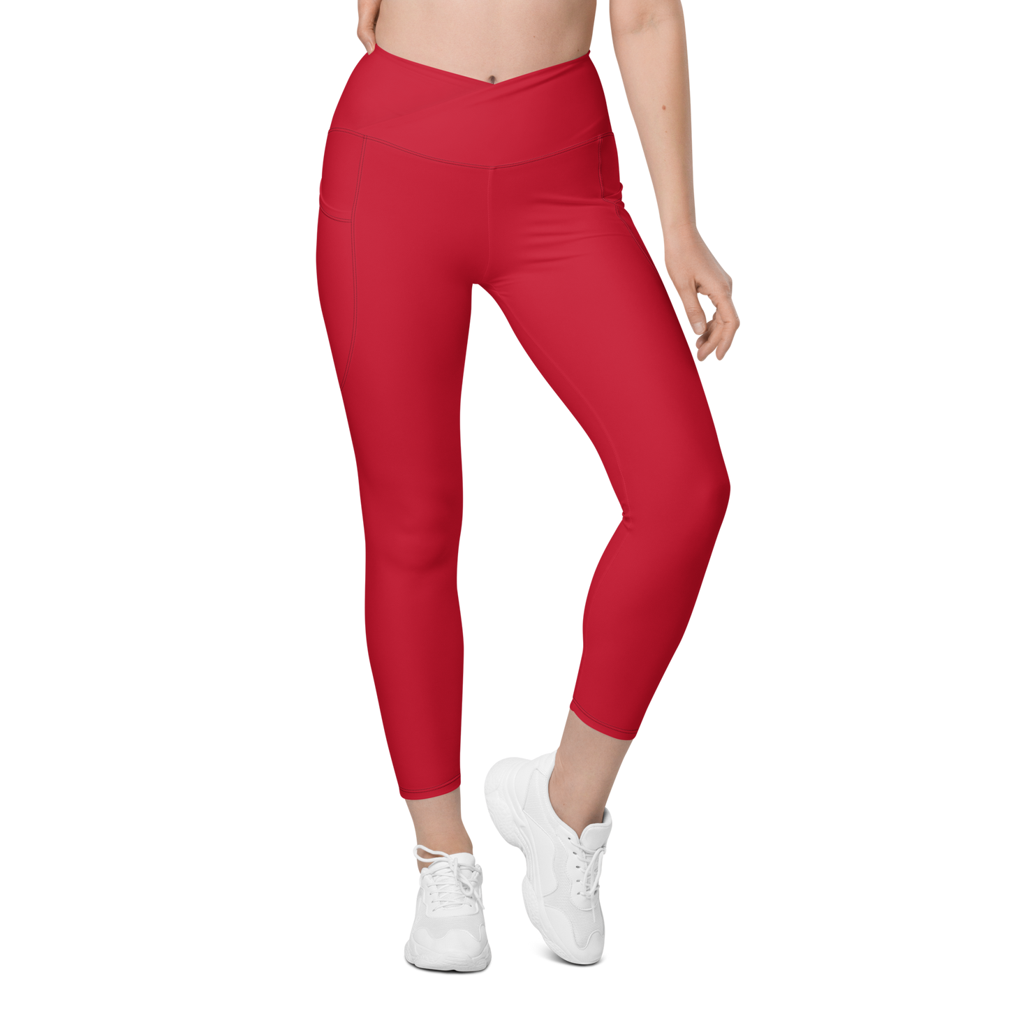 MH Solid Red Leggings