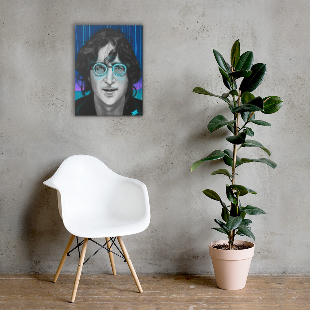 Tron Lennon by @parkerhiart on Canvas