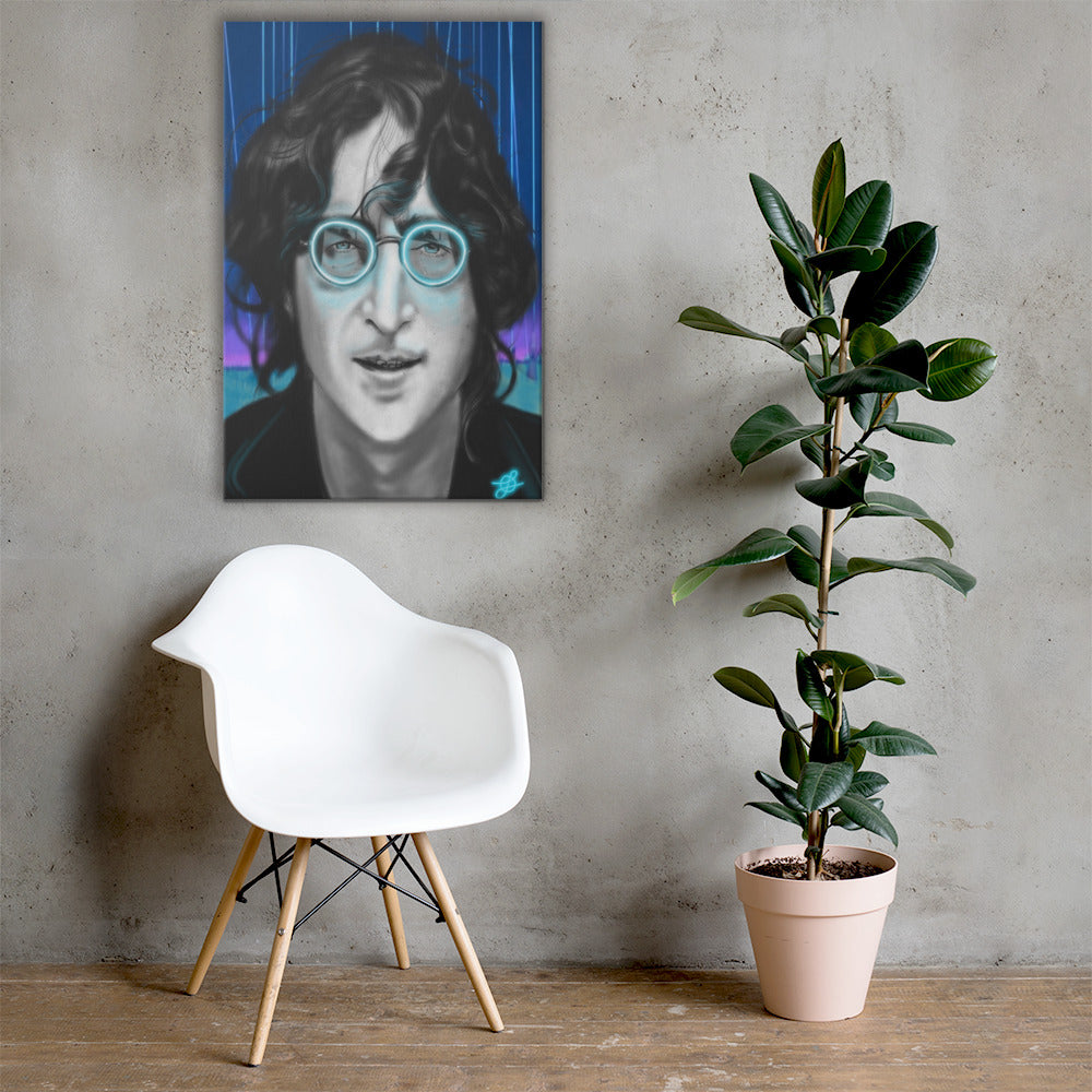 Tron Lennon by @parkerhiart on Canvas 24”x36”