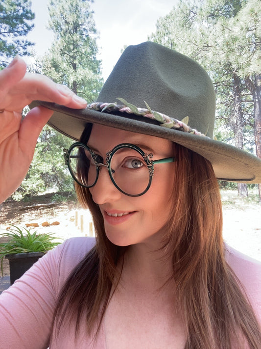 Felt Hat with custom band
