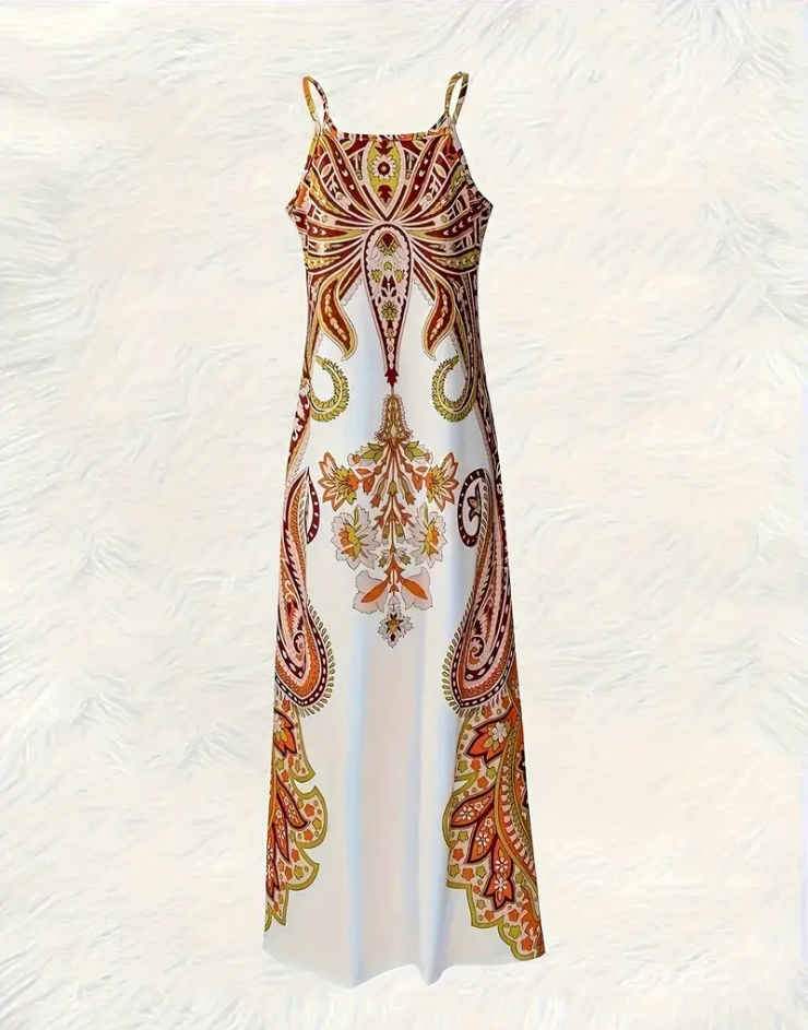 Paisley Boho Chic Dress