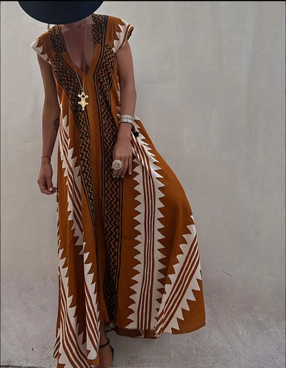 Ethnic Boho Summer Maxi Dress