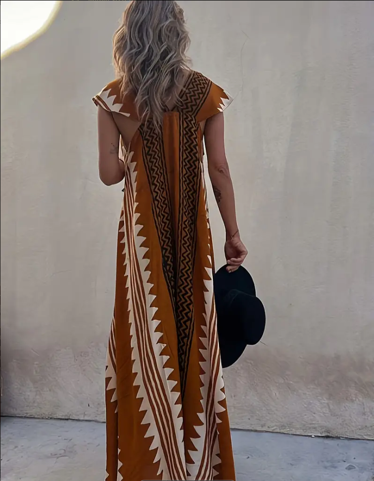 Ethnic Boho Summer Maxi Dress