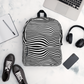 Wavy B&W Backpack