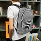 Wavy B&W Backpack