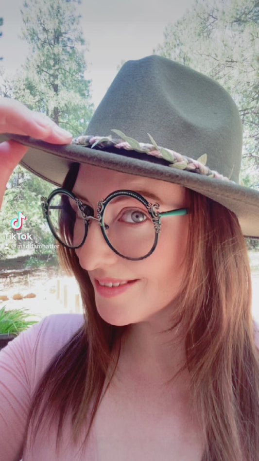 Felt Hat with custom band