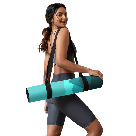 Colorful Colorado TEAL Yoga Mat