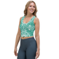 Mandala Crop Top Teal