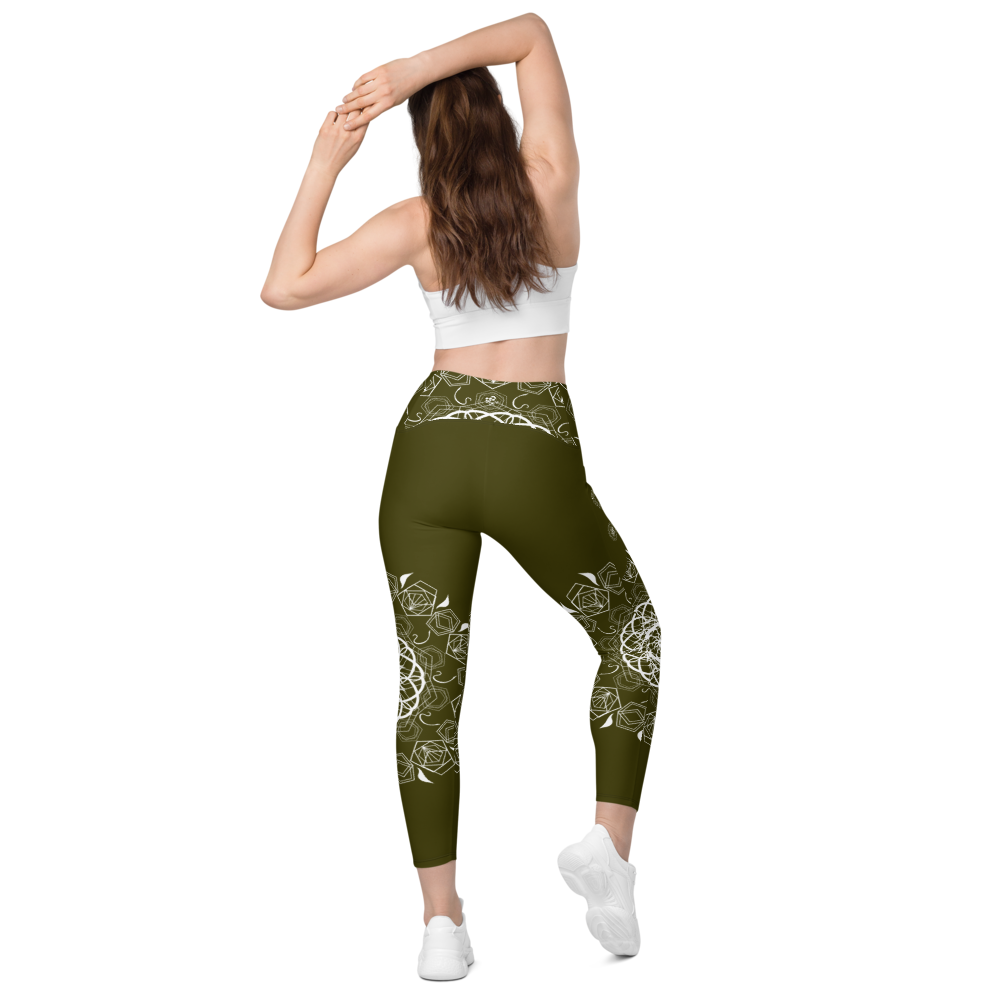 MH Mandala Leggings Forest Green