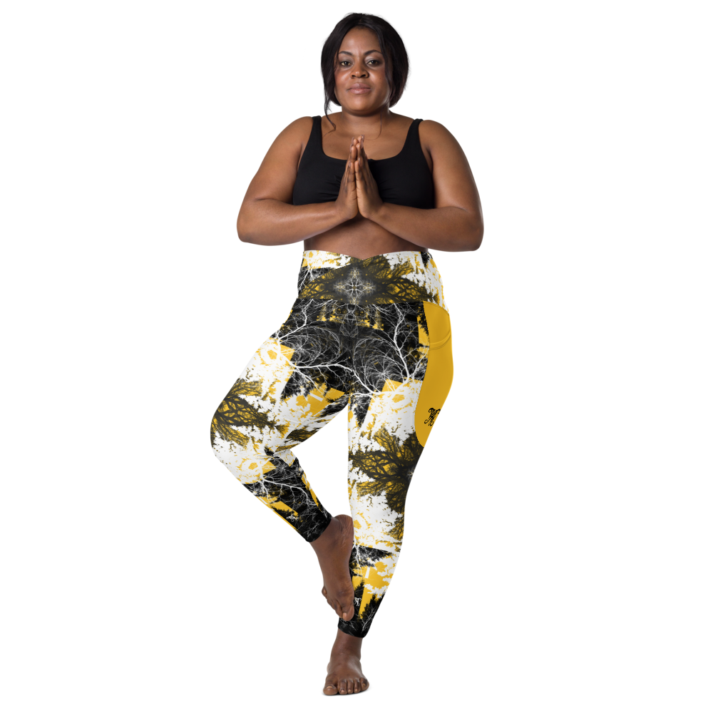 Cyber Forest Leggings Yellow