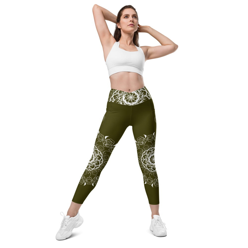 MH Mandala Leggings Forest Green