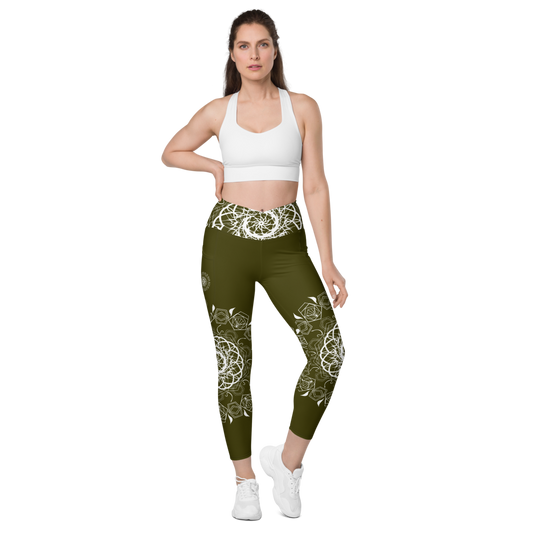 MH Mandala Leggings Forest Green