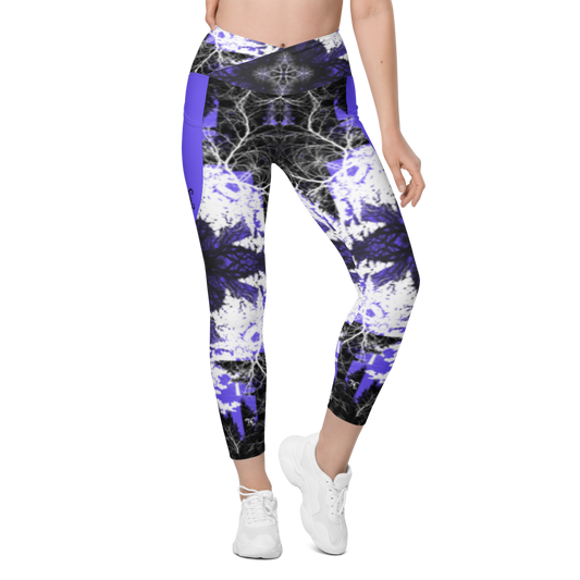 Cyber Forest Leggings Ultra Violet