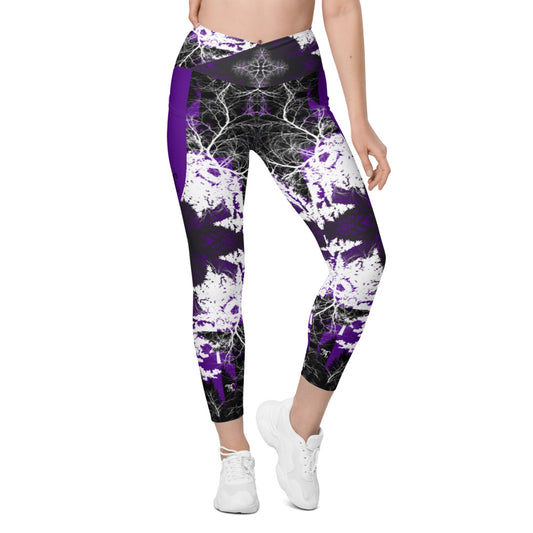 Cyber Forest Leggings Purple