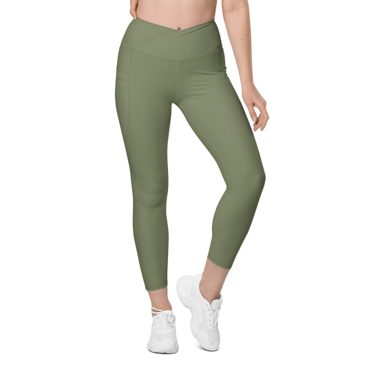 MH Solid Olive Green Leggings