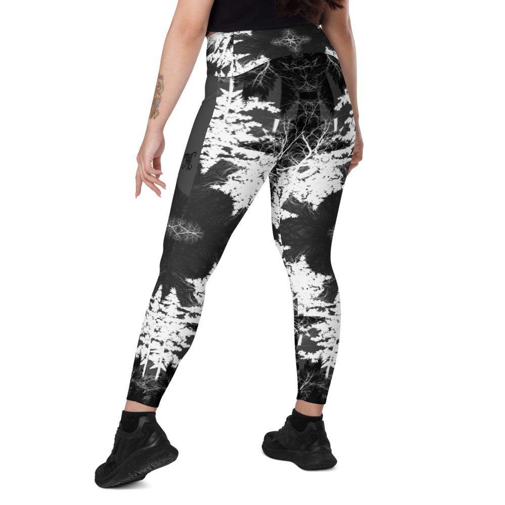 Cyber Forest Leggings Grey