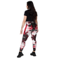 Cyber Forest Leggings Red