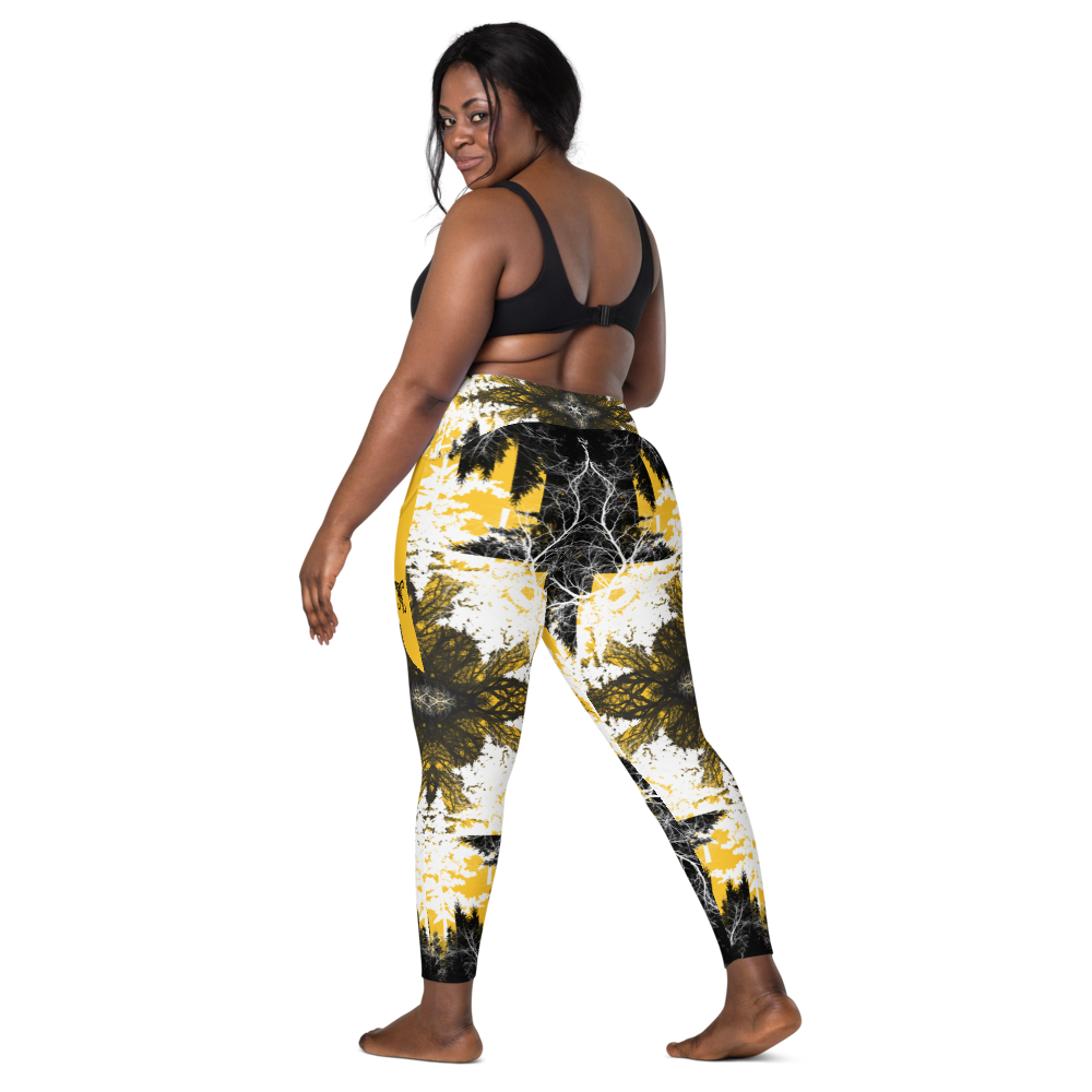 Cyber Forest Leggings Yellow