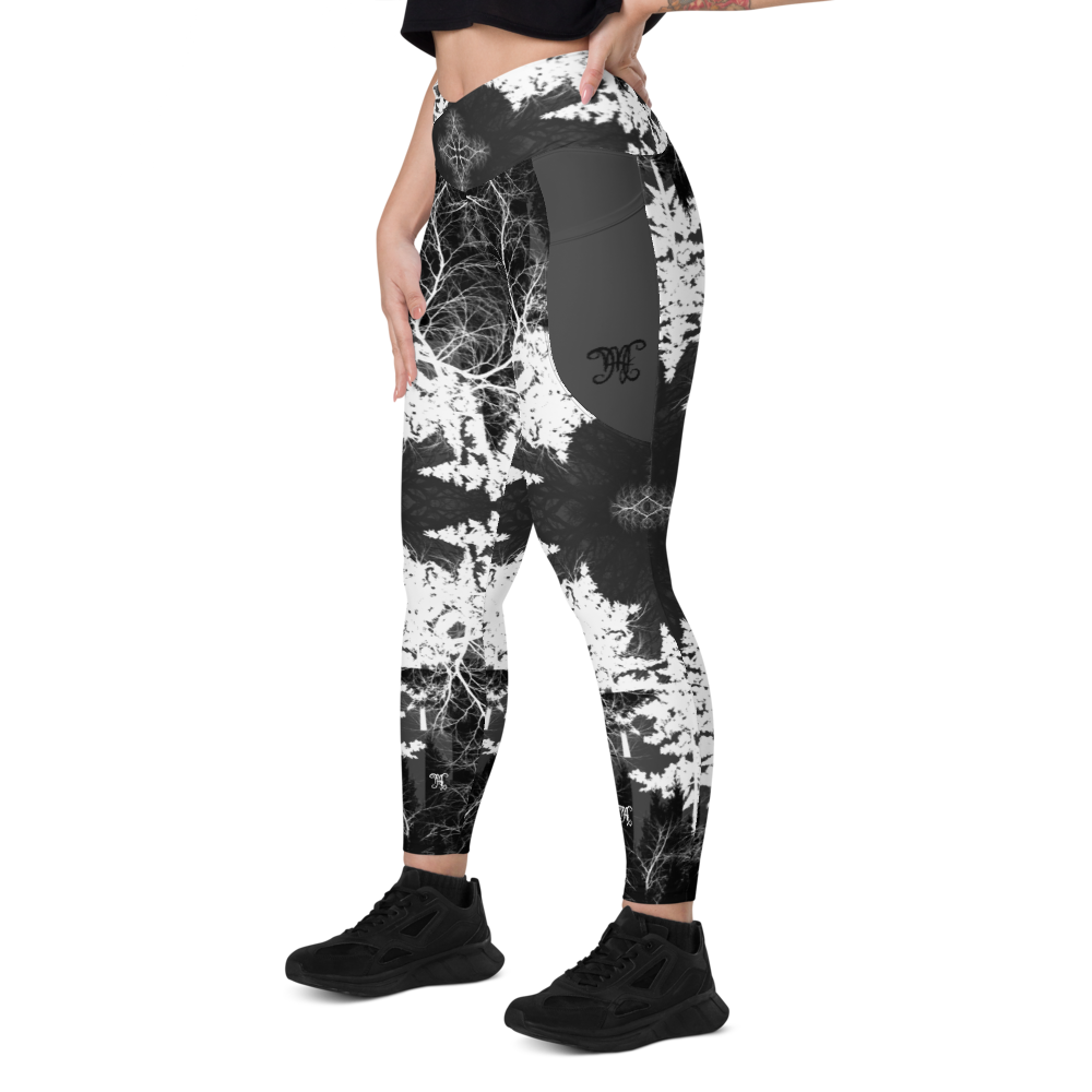 Cyber Forest Leggings Grey