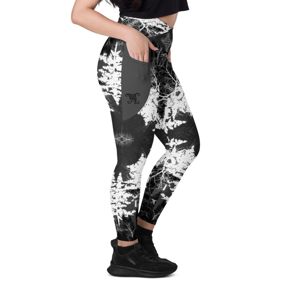 Cyber Forest Leggings Grey