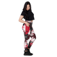 Cyber Forest Leggings Red