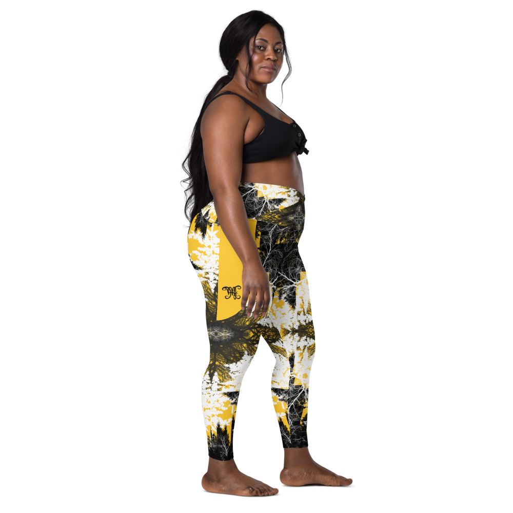 Cyber Forest Leggings Yellow