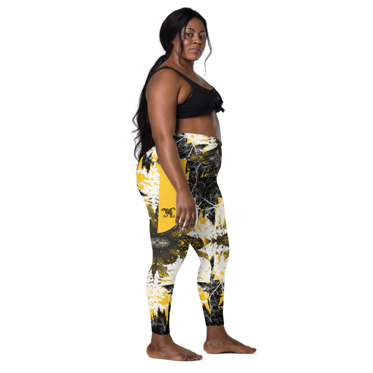 Cyber Forest Leggings Yellow