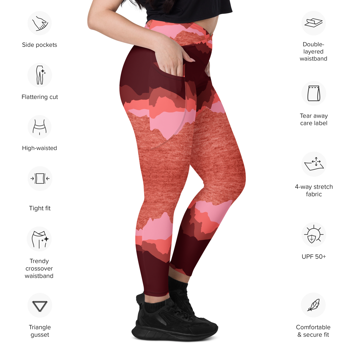 Colorful Colorado Leggings CORAL