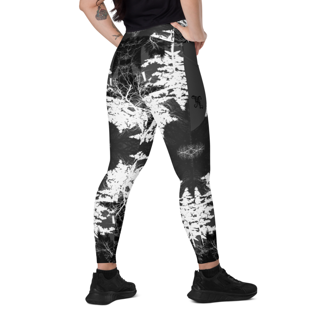 Cyber Forest Leggings Grey