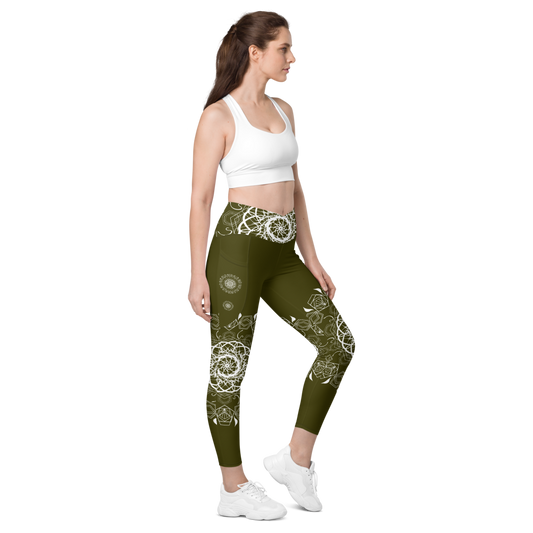 MH Mandala Leggings Forest Green