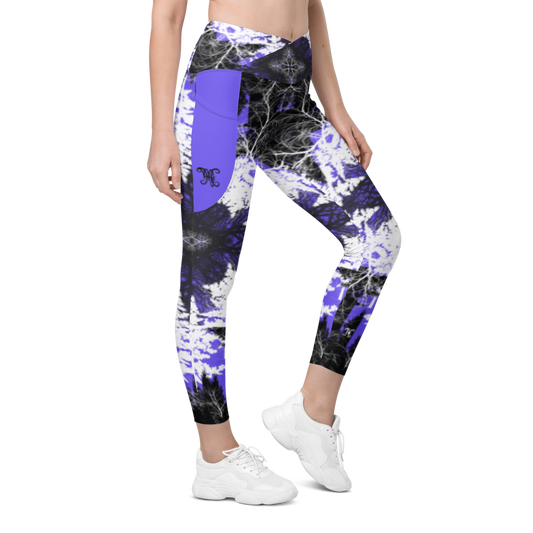 Cyber Forest Leggings Ultra Violet