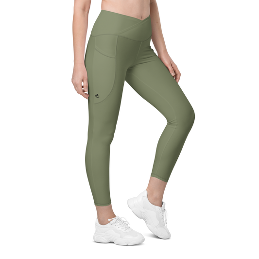 MH Solid Olive Green Leggings