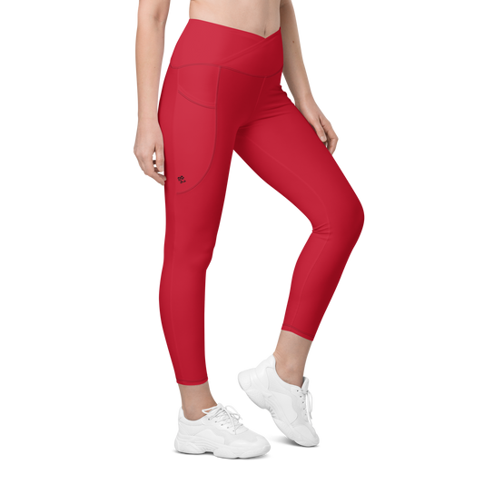 MH Solid Red Leggings