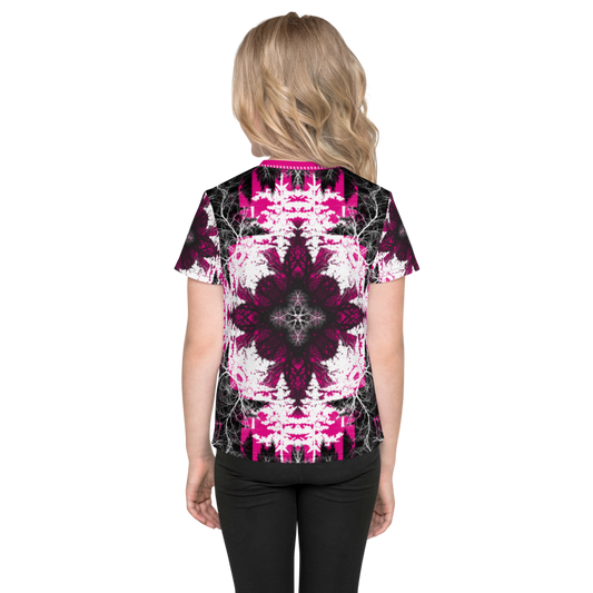 Cyber Forest Kid’s T-shirt Hot Pink