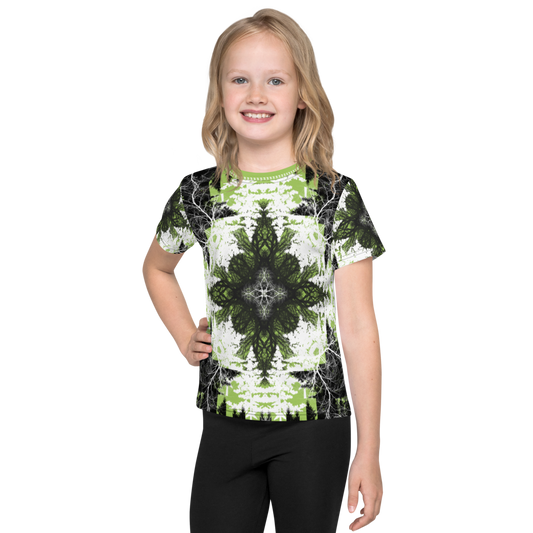 Cyber Forest Kid’s T-shirt Green