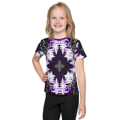 Cyber Forest Kid’s T-shirt Purple