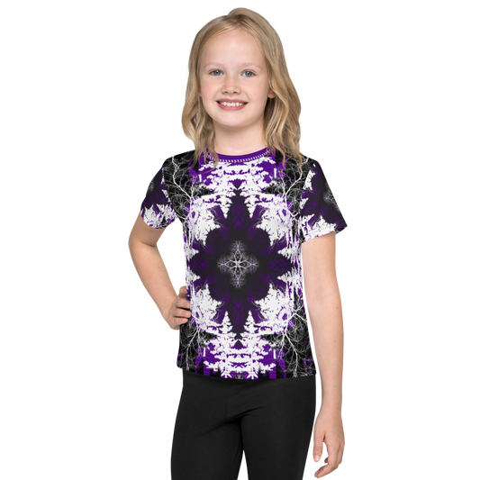 Cyber Forest Kid’s T-shirt Purple