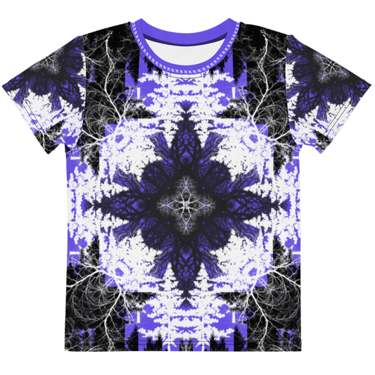 Cyber Forest Kids T-shirt Ultra Violet