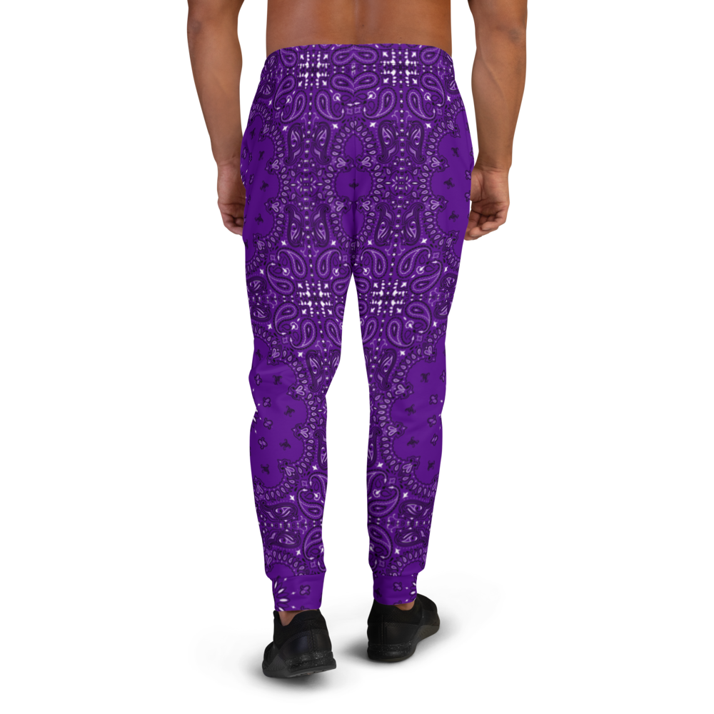 Bandanna Joggers Purple