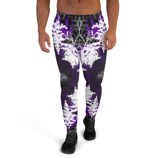 Cyber Forest Joggers Purple