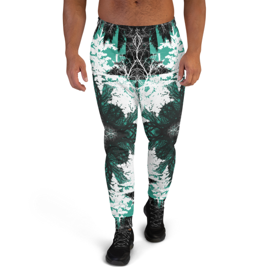 Cyber Forest Joggers Teal