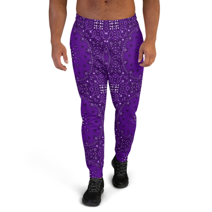 Bandanna Joggers Purple